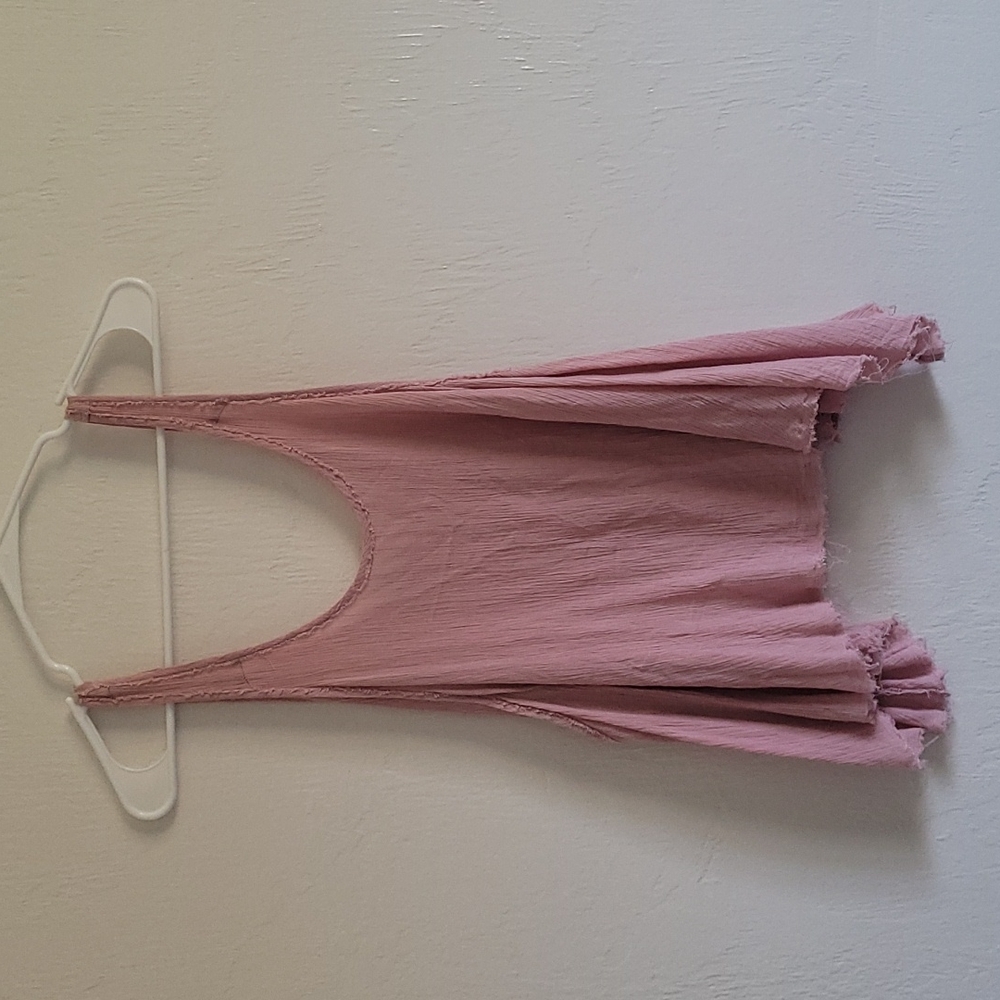 Pink Free People Tank Top